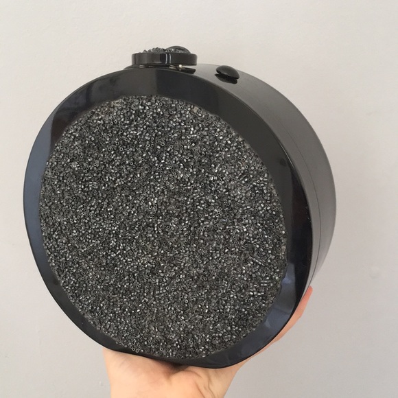 Handbags - VTG Lucite Glass Bead Mirror Runway Box Purse